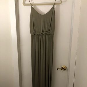 Lulu’s Light Olive Dress